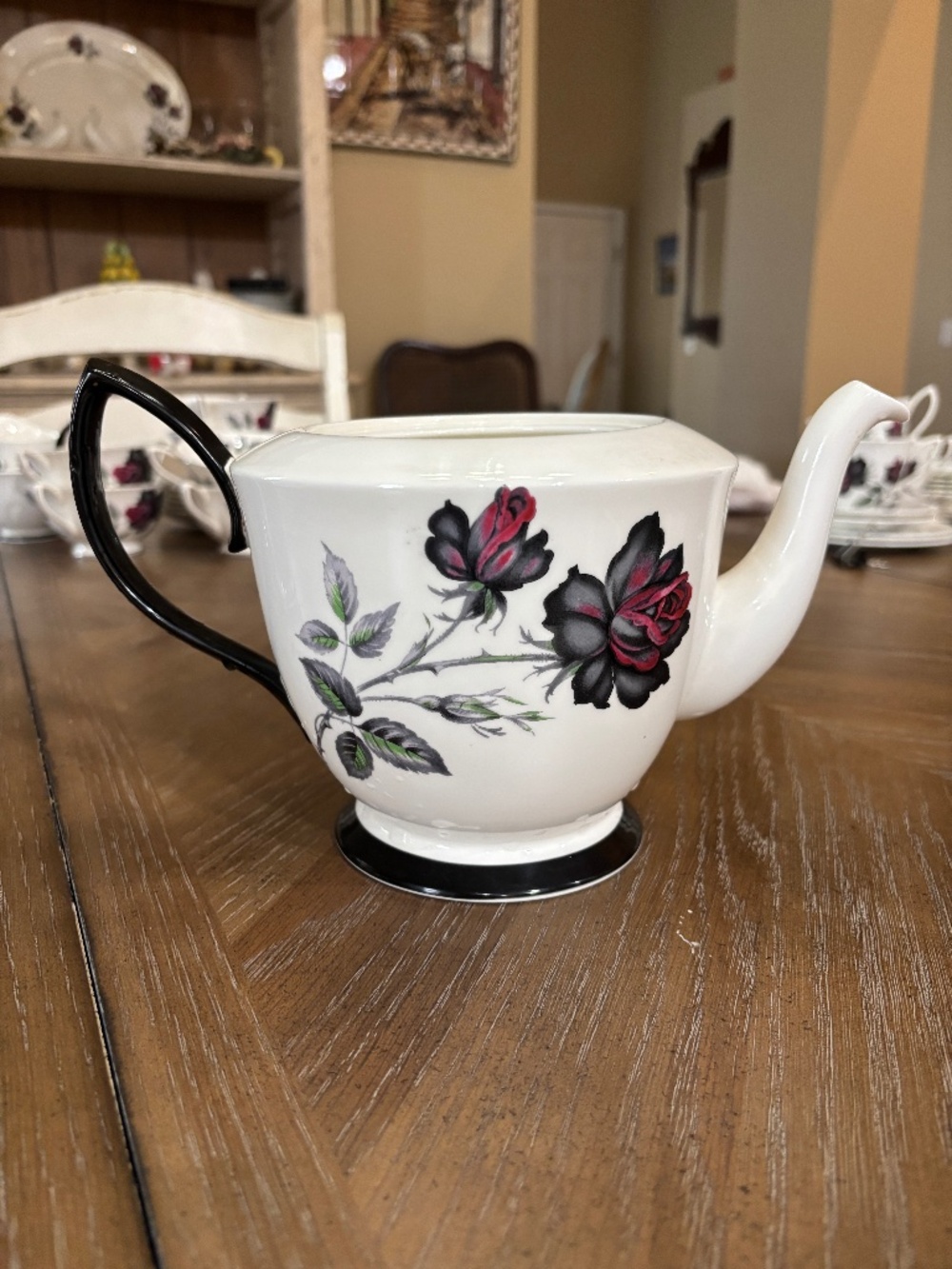 Royal Albert Masquerade tea pot (no lid)
